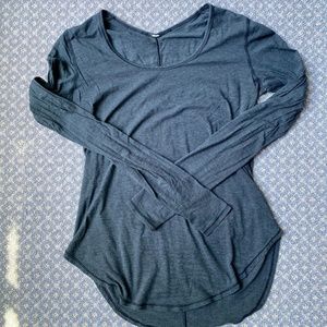 Lululemon Soft Gray Long Sleeve